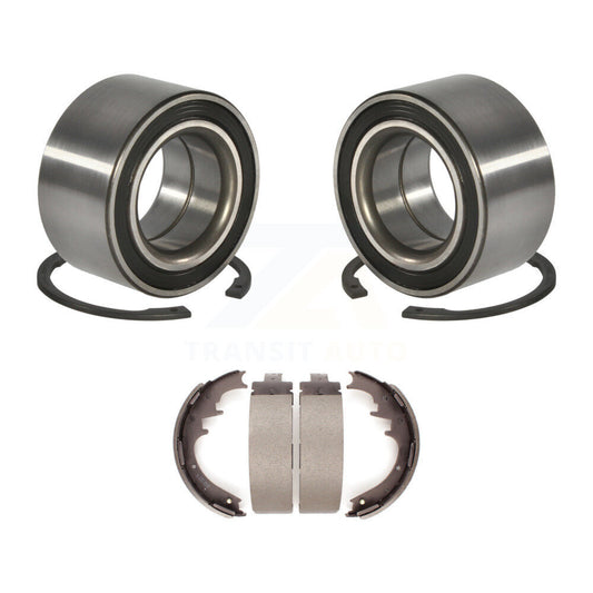 Brake Drum Shoes & Bearing Rear Kit For 98-02 Ford Ranger With 10" Diameter