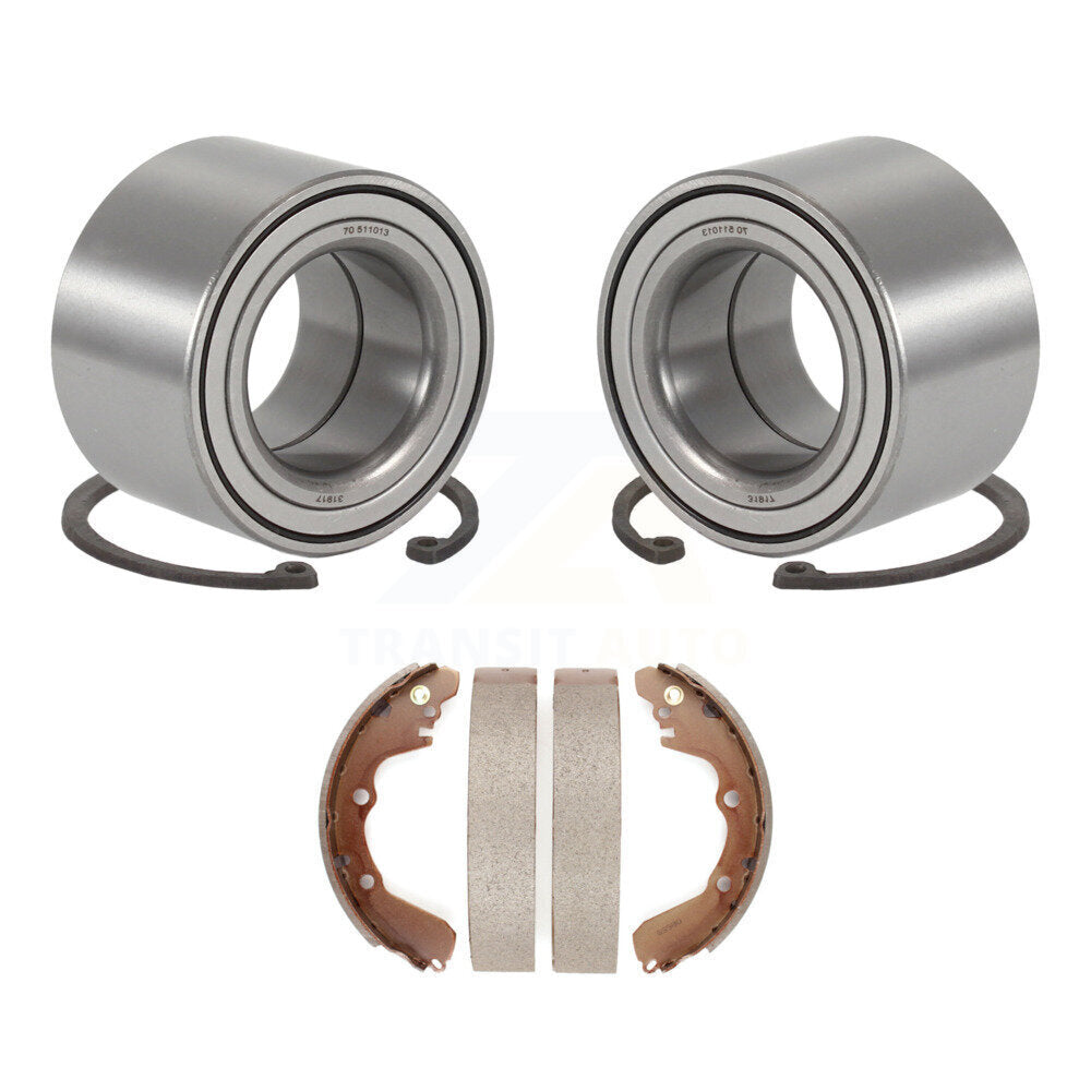 Brake Drum Shoes Bearing Rear Kit For Eagle Summit Plymouth Colt Mitsubishi Expo