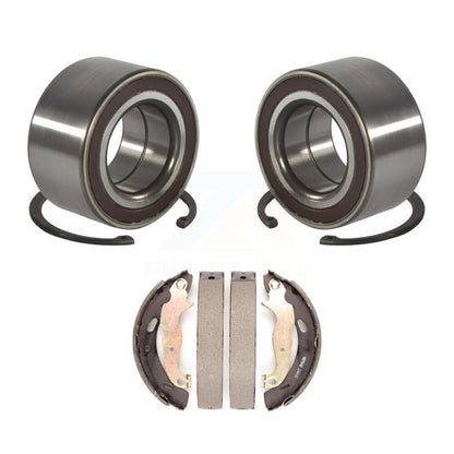 Brake Drum Shoes And Wheel Bearing Rear Kit For 2014-2019 Ford Fiesta ST