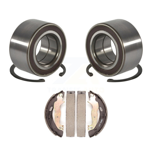 Brake Drum Shoes And Wheel Bearing Rear Kit For 2014-2019 Ford Fiesta ST
