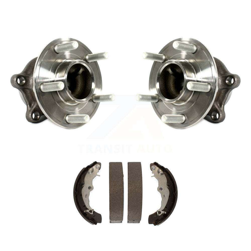 Brake Drum Shoes And Hub Bearing Rear Kit For Ford Focus With Parking Assist
