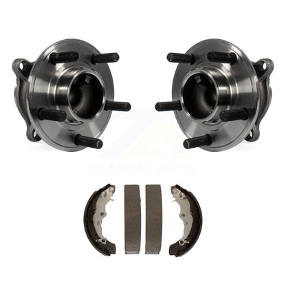 Brake Drum Shoes Hub Bearing Rear Kit For Ford Focus Without Active Park Assist