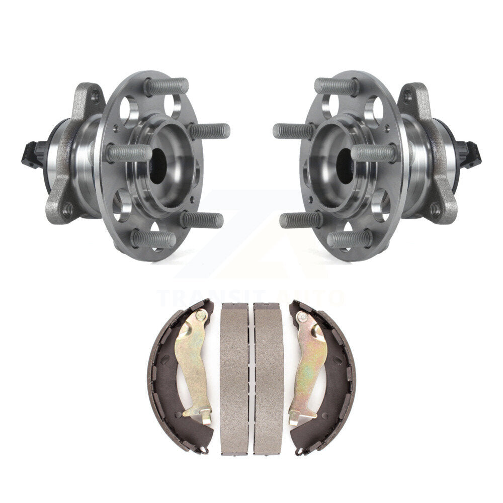 Brake Drum Shoes And Wheel Hub Bearing Assembly Rear Kit For Hyundai Elantra