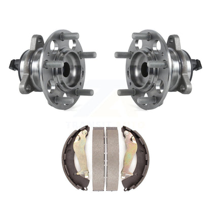Brake Drum Shoes And Wheel Hub Bearing Assembly Rear Kit For Hyundai Elantra