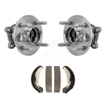 Brake Drum Shoes And Hub Bearing Assembly Rear Kit For 2016-2021 Chevrolet Spark
