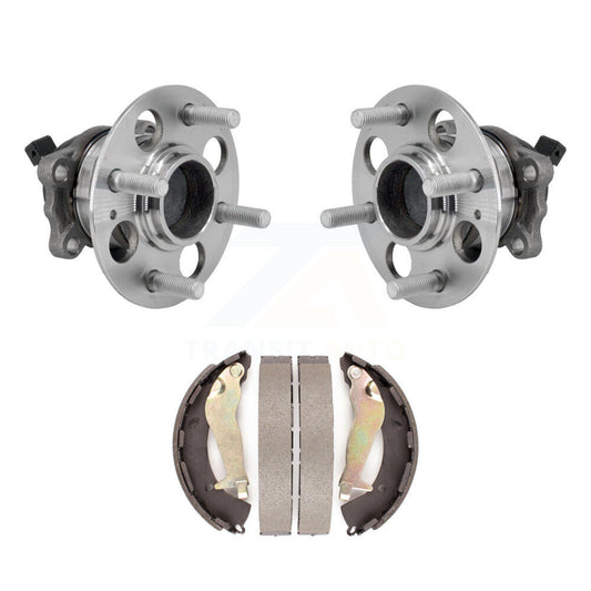 Brake Drum Shoes And Hub Bearing Assembly Rear Kit For Kia Rio Hyundai Accent