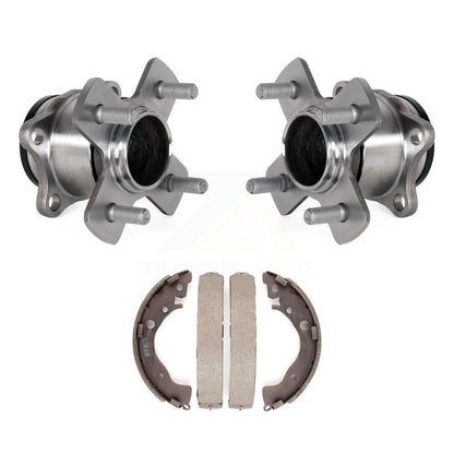 Brake Drum Shoes And Wheel Hub Bearing Assembly Rear Kit For 2015-2020 Honda Fit