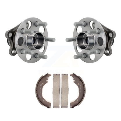 Brake Drum Shoes And Wheel Hub Bearing Assembly Rear Kit For 2008-2014 Scion xD