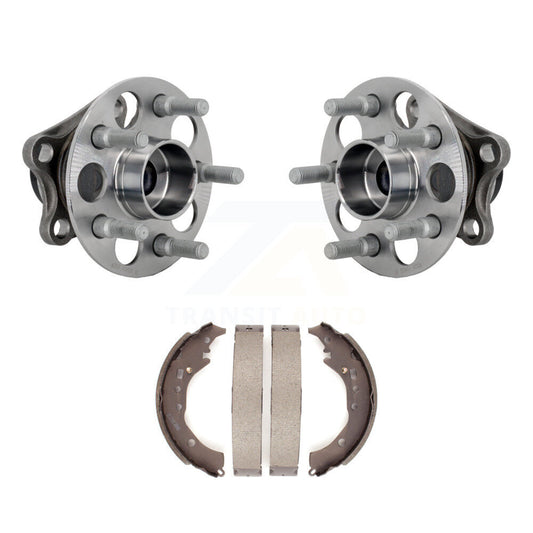 Brake Drum Shoes And Wheel Hub Bearing Assembly Rear Kit For 2008-2014 Scion xD