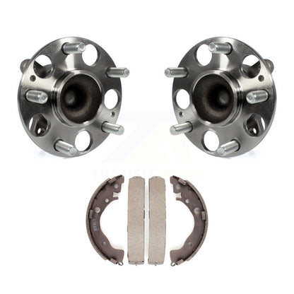 Brake Drum Shoes And Wheel Hub Bearing Assembly Rear Kit For Honda Civic