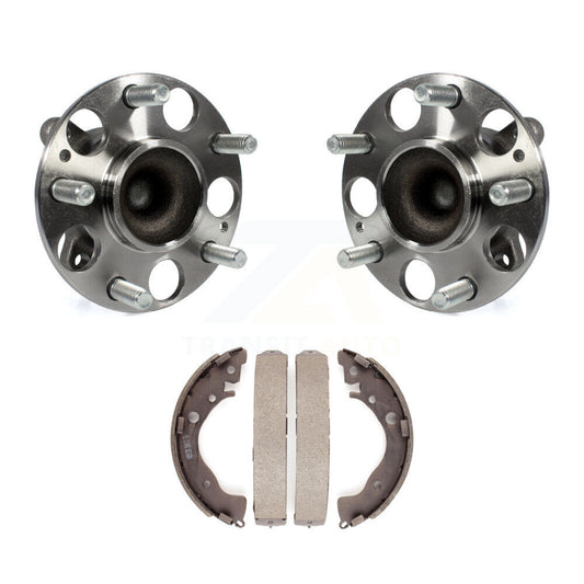 Brake Drum Shoes And Wheel Hub Bearing Assembly Rear Kit For Honda Civic