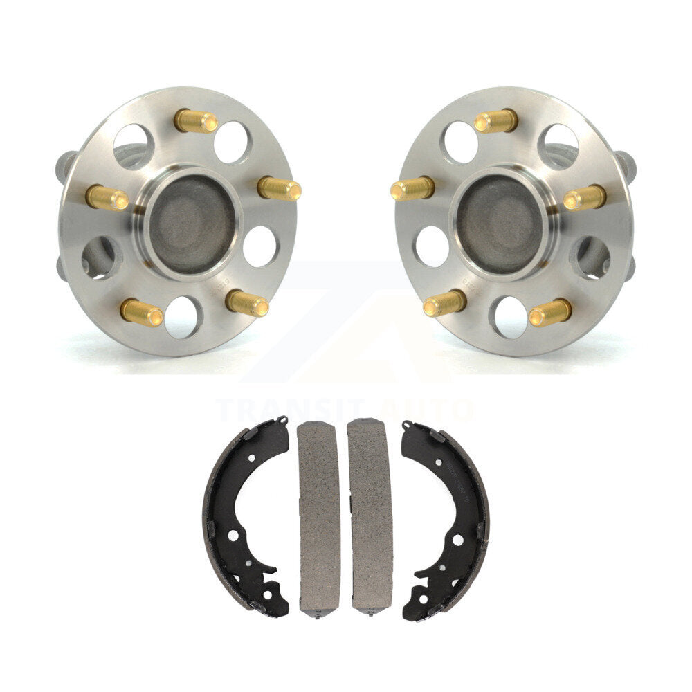 Brake Drum Shoes And Wheel Hub Bearing Assembly Rear Kit For Honda Civic