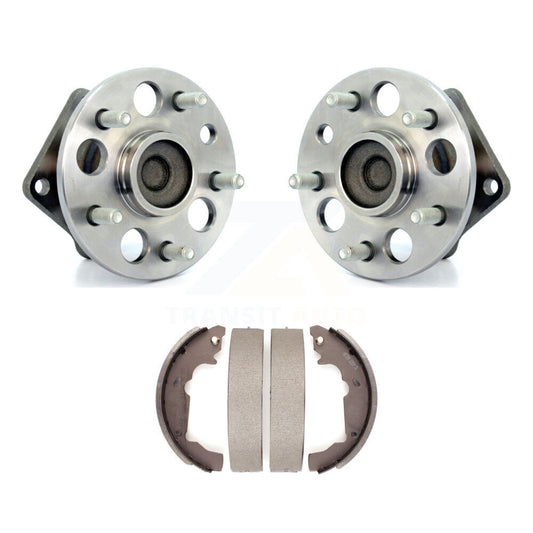 Brake Drum Shoes And Hub Bearing Assembly Rear Kit For 1998-2003 Toyota Sienna