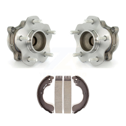 Brake Drum Shoes And Wheel Hub Bearing Rear Kit For 2007-2012 Nissan Sentra 2.5L