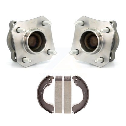 Brake Drum Shoes Hub Bearing Rear Kit For 07-12 Nissan Sentra 2.0L with Non-ABS