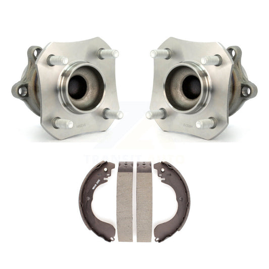 Brake Drum Shoes & Hub Bearing Rear Kit For Nissan Sentra 2.0L with 4-Wheel ABS