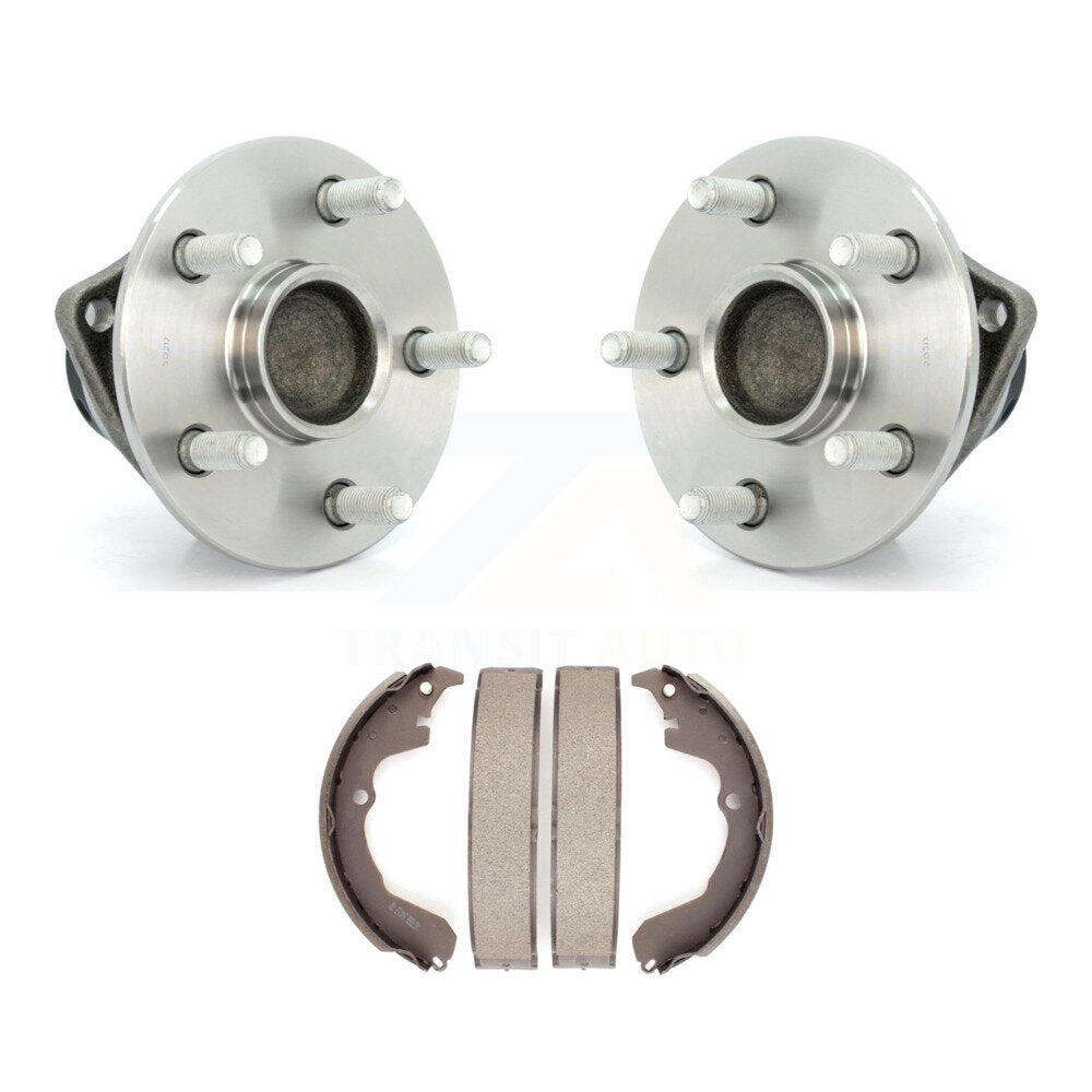 Brake Drum Shoes & Hub Bearing Rear Kit For 2003-2008 Toyota Matrix Pontiac Vibe