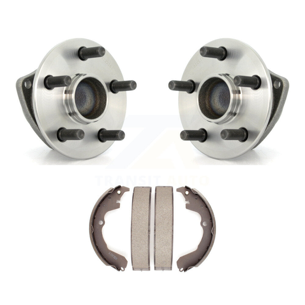 Brake Drum Shoes & Hub Bearing Rear Kit For 2003-2008 Toyota Matrix Pontiac Vibe