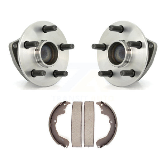 Brake Drum Shoes & Hub Bearing Rear Kit For 2003-2008 Toyota Matrix Pontiac Vibe