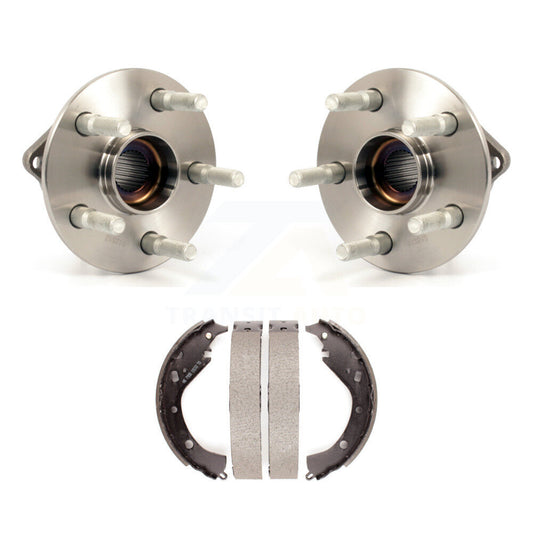 Brake Drum Shoes And Hub Bearing Rear Kit For Toyota Matrix Pontiac Vibe AWD