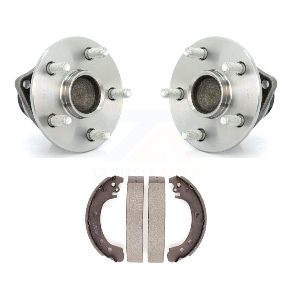 Brake Drum Shoes And Wheel Hub Bearing Rear Kit For Toyota Corolla 4-Wheel ABS