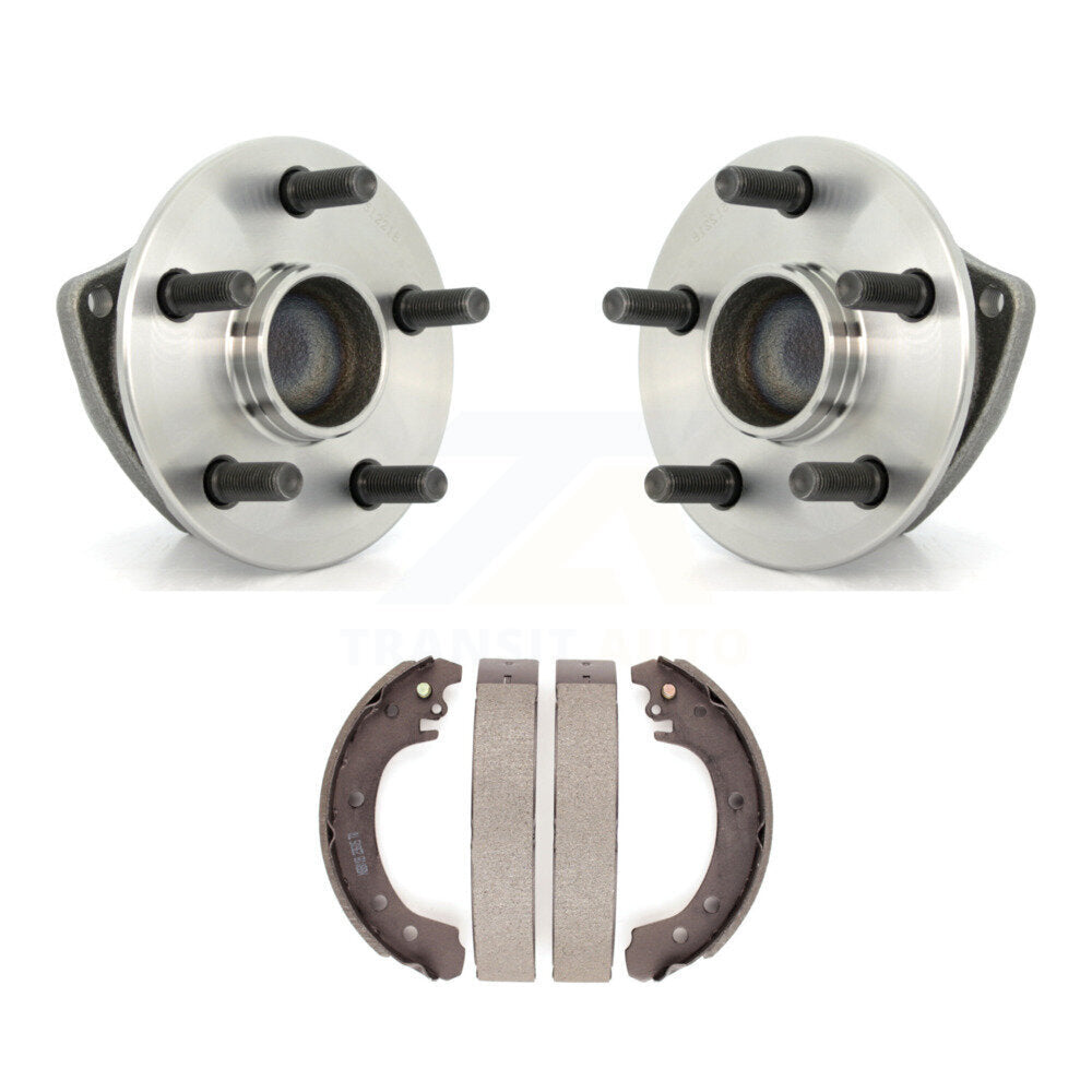 Brake Drum Shoes And Hub Bearing Assembly Rear Kit For Toyota Corolla Non-ABS