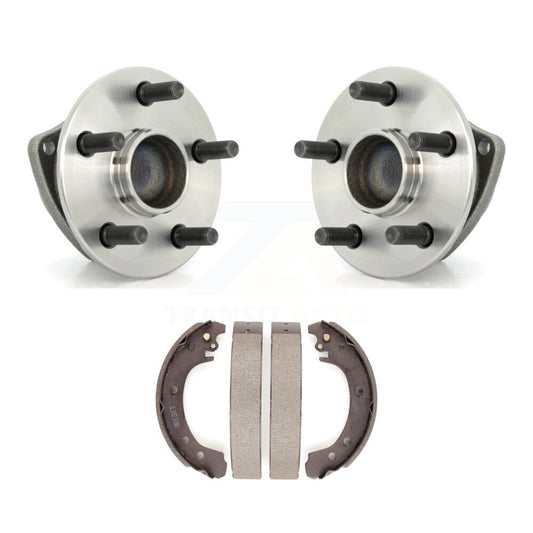 Brake Drum Shoes And Hub Bearing Assembly Rear Kit For Toyota Corolla Non-ABS