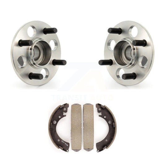 Brake Drum Shoes And Hub Bearing Assembly Rear Kit For Honda Civic Acura EL
