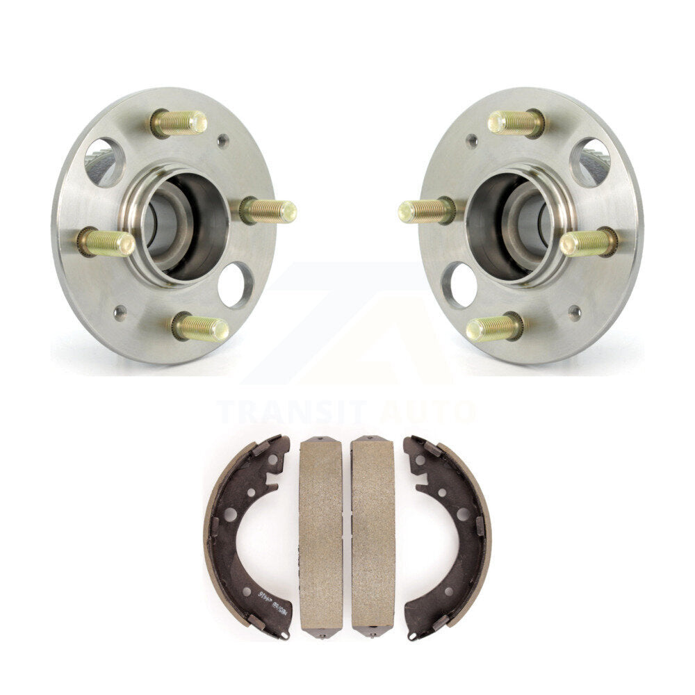 Brake Drum Shoes And Wheel Hub Bearing Assembly Rear Kit For Honda Civic