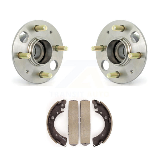 Brake Drum Shoes And Wheel Hub Bearing Assembly Rear Kit For Honda Civic