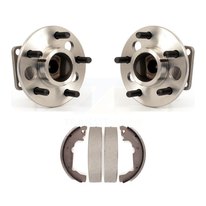 Brake Drum Shoes And Hub Bearing Rear Kit For Pontiac Aztek FWD with 4-Wheel ABS