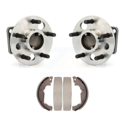 Brake Drum Shoes & Hub Bearing Rear Kit For 01-05 Pontiac Aztek FWD with Non-ABS