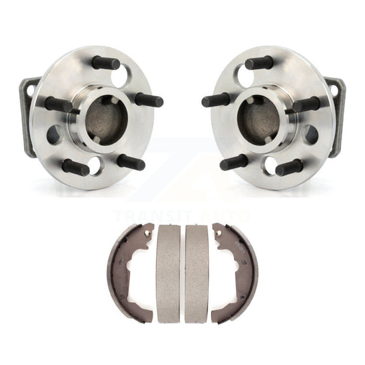 Brake Drum Shoes & Hub Bearing Rear Kit For 01-05 Pontiac Aztek FWD with Non-ABS