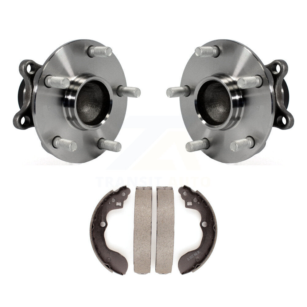 Brake Drum Shoes And Hub Bearing Assembly Rear Kit For 2008-2013 Suzuki SX4 FWD