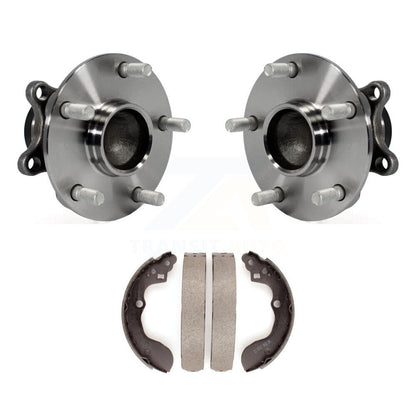 Brake Drum Shoes And Hub Bearing Assembly Rear Kit For 2008-2013 Suzuki SX4 FWD