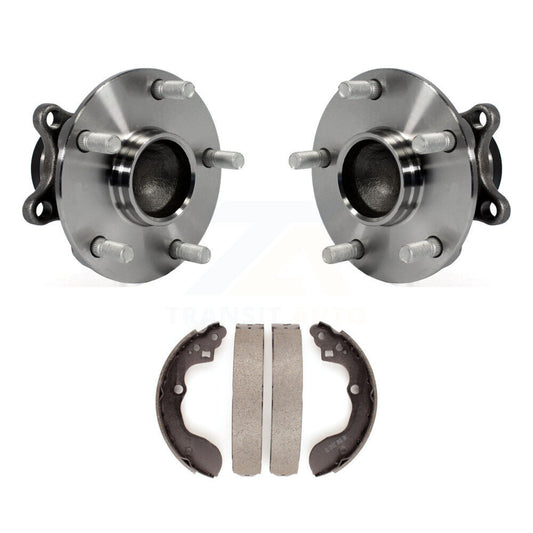 Brake Drum Shoes And Hub Bearing Assembly Rear Kit For 2008-2013 Suzuki SX4 FWD