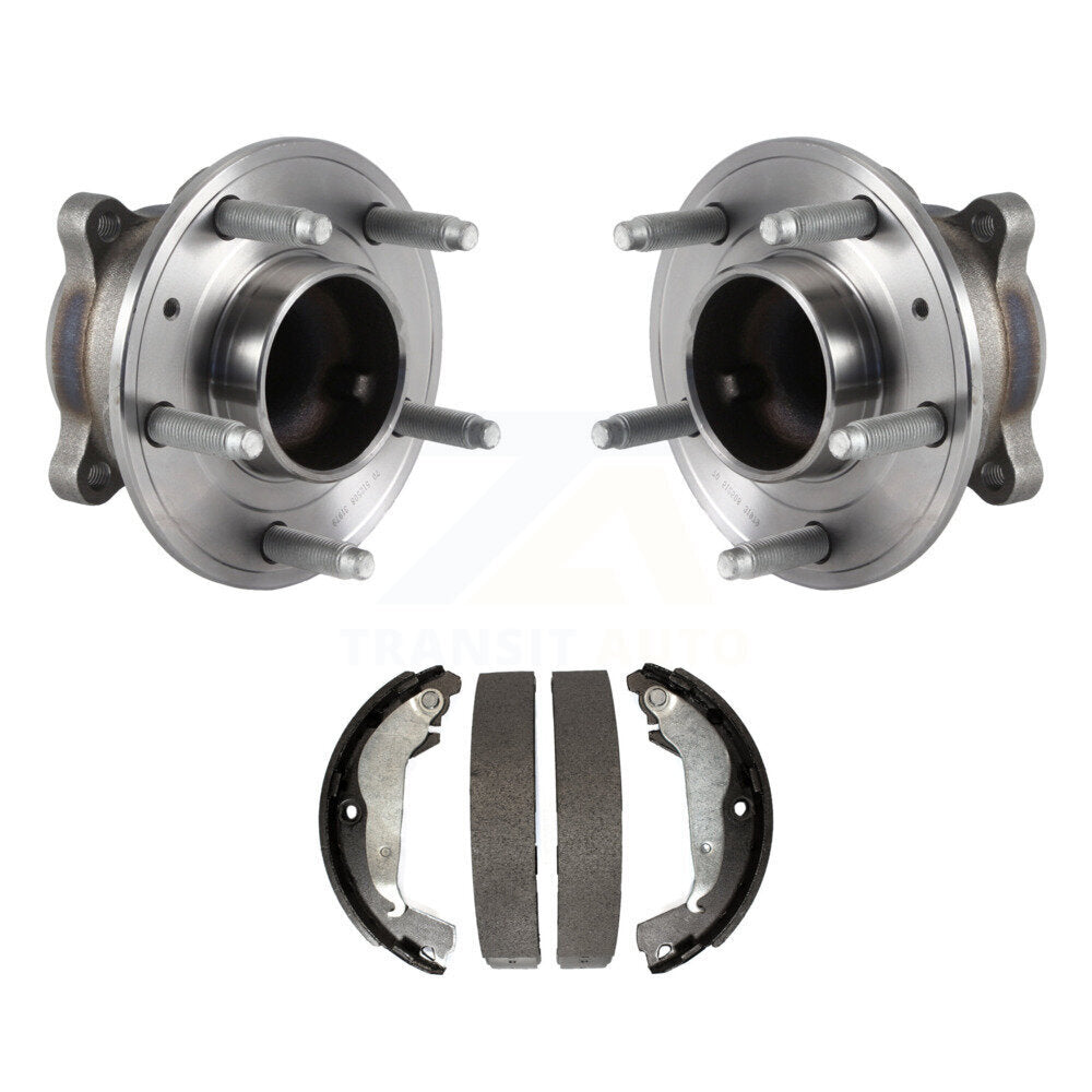 Brake Drum Shoes And Wheel Hub Bearing Assembly Rear Kit For Chevrolet Cruze