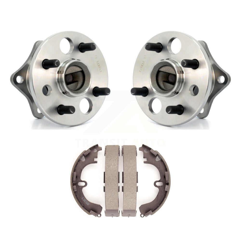 Brake Drum Shoes And Hub Bearing Rear Kit For Toyota Corolla Prizm Chevrolet Geo