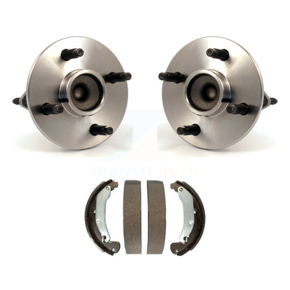 Brake Drum Shoes Hub Bearing Rear Kit For Chevrolet Cobalt Pontiac Saturn Ion G5