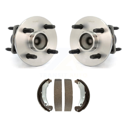 Brake Drum Shoes Hub Bearing Rear Kit For Chevrolet Cobalt Pontiac Saturn Ion G5