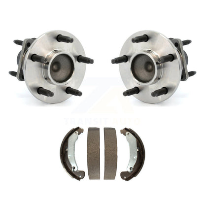 Brake Drum Shoes Hub Bearing Rear Kit For Chevrolet Cobalt Pontiac G5 Saturn Ion