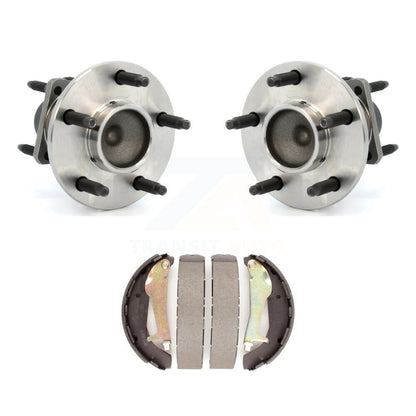 Brake Drum Shoes And Hub Bearing Rear Kit For Chevrolet Cobalt Pontiac G5 HHR