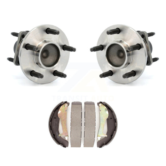 Brake Drum Shoes And Hub Bearing Rear Kit For Chevrolet Cobalt Pontiac G5 HHR
