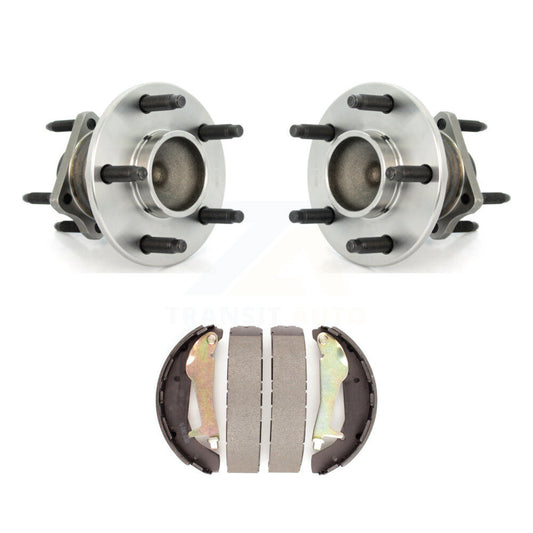Brake Drum Shoes And Hub Bearing Assembly Rear Kit For Chevrolet Cobalt HHR
