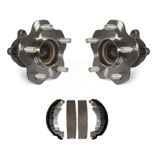 Brake Drum Shoes And Hub Bearing Assembly Rear Kit For 2013-2019 Nissan Sentra