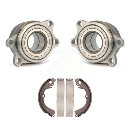 Brake Drum Shoes And Hub Bearing Assembly Rear Kit For 2000-2002 Subaru Outback
