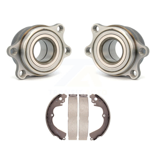 Brake Drum Shoes And Hub Bearing Assembly Rear Kit For 2000-2002 Subaru Outback