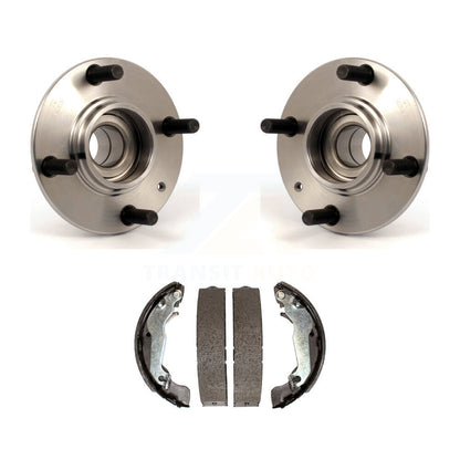Brake Drum Shoes And Hub Bearing Rear Kit For 2001-2006 Hyundai Elantra Non-ABS