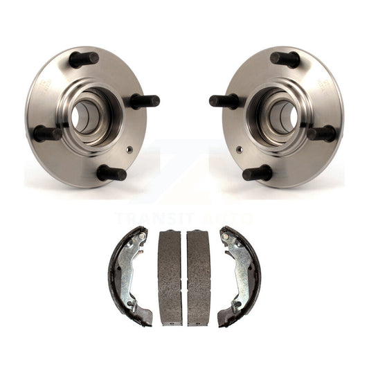 Brake Drum Shoes And Hub Bearing Rear Kit For 2001-2006 Hyundai Elantra Non-ABS
