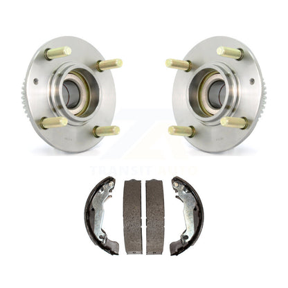 Brake Drum Shoes Hub Bearing Rear Kit For 2001-2006 Hyundai Elantra 4-Wheel ABS